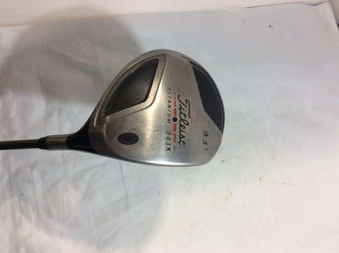Used Titleist 983 K 9.5 Degree Steel Regular Golf Drivers