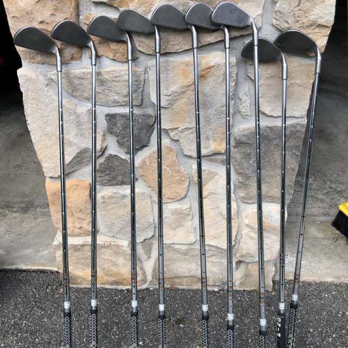 Used Left Handed 9-Piece Ping Eye 2 Iron Set