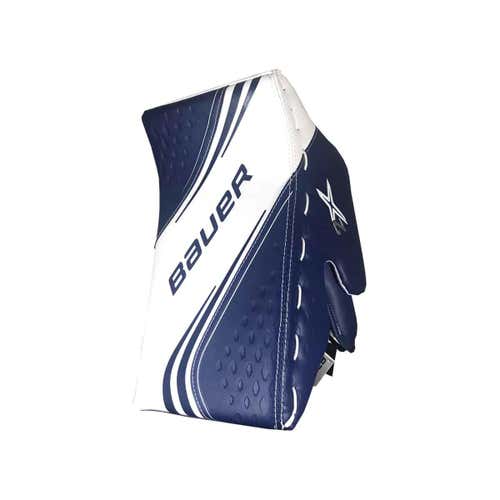 Bauer Regular Vapor 2X Senior Goalie Blocker White Blue