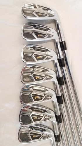 Used Taylormade Psi Tour Forged 4i-pw Steel Stiff Golf Iron Or Hybrid Sets