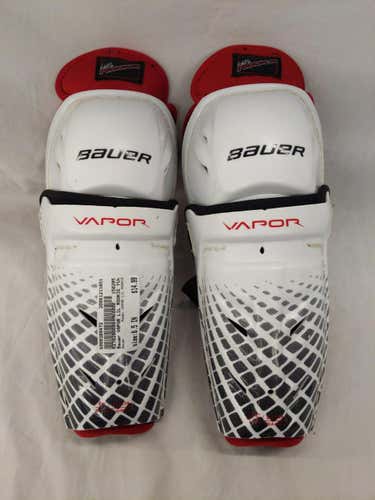 Used Bauer Vapor Lil Rookie 8 1 2" Ice Hockey Shin Guards