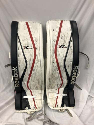 Used Reebok Xt 28sr 34" Ice Hockey Goalie Leg Pads