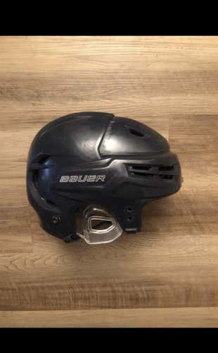 Blue Used Medium Bauer Re-Akt  Helmet