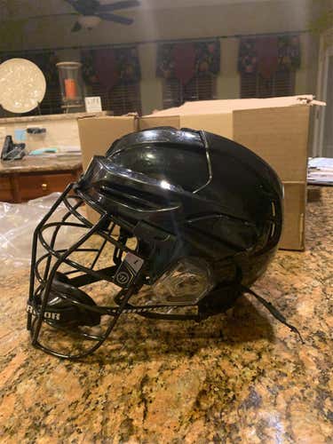 Black Used Warrior PX2 Fatboy Helmet Helmet