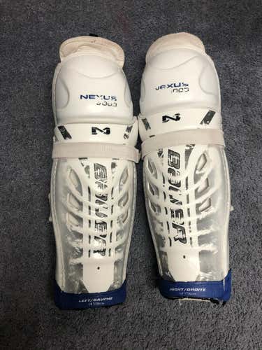 Bauer Nexus 8000 Senior Shin Pads - Size 14"