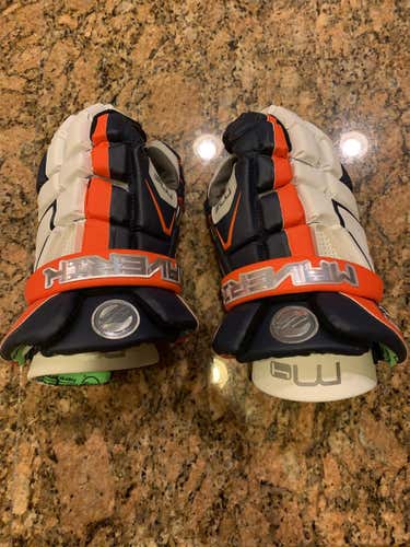 Orange New Maverik M4 13" Lacrosse Gloves