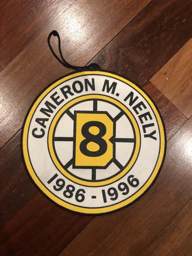 Cam Neely #8 Boston Bruins Retired Number Banner