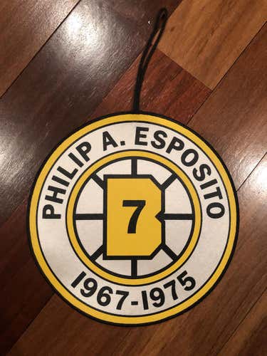 Phil Esposito #7 Boston Bruins Retired Number Banner