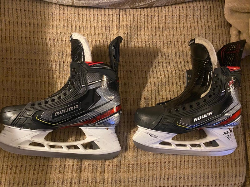 Custom Senior Barely Used Bauer Vapor 2X Pro Hockey Skates Regular Width Pro Stock Size 7