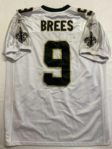 Reebok DREW BREES Jersey XL 52 New Orleans Saints NFL  Stitched Authentic