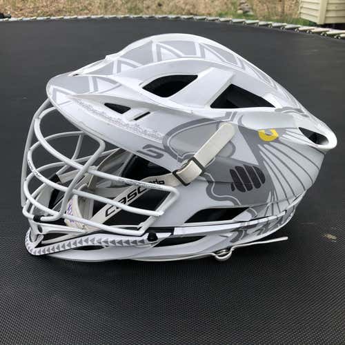 Ty Thompson Signed Iroquois Nationals Helmet - Game Used