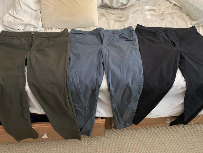 Green Used Adult Men's Size 33 Lululemon Pants