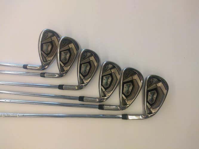 Used Callaway Rogue Iron Set 6-aw 6i-gw Aw Steel Regular Tall +1 Golf Iron Or Hybrid Sets