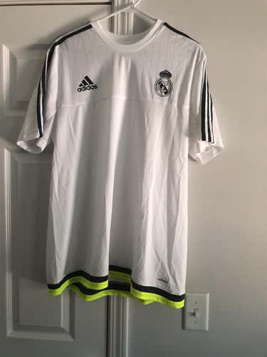 Real Madrid White Men's XL Adidas Shirt