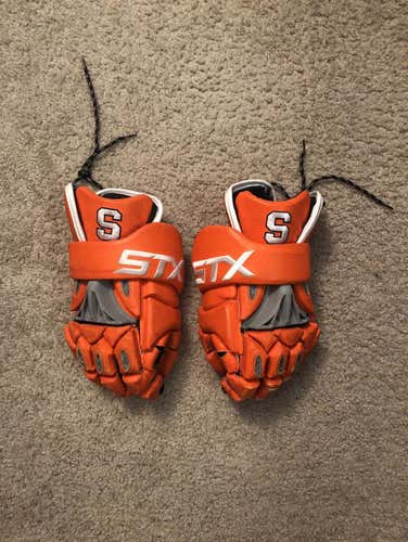 Used Syracuse STX G22 Lacrosse Gloves
