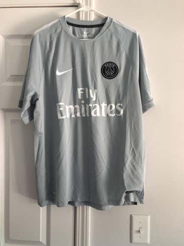 Paris st. Germaine  Gray Men's XL Nike Jersey
