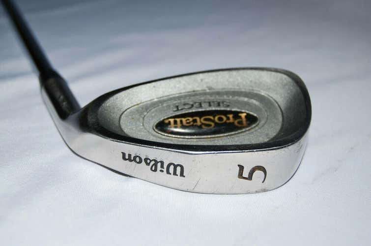 Wilson Pro Staff Select 5 Iron RH 37.5" Steel Stiff New Grip