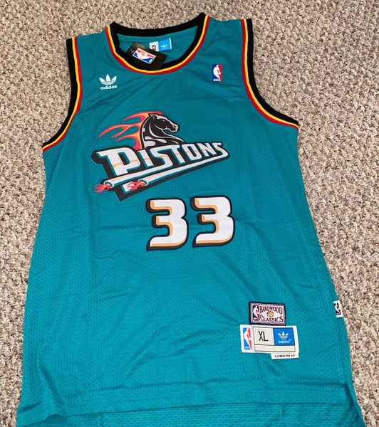 Detroit Pistons Hardwood Classics Grant Hill Adult XL Jersey