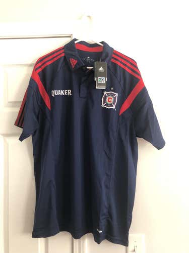 Chicago Fire Blue Men's XL Adidas Shirt
