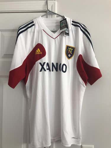 Salt Lake mLS White Men's XL Adidas Jersey