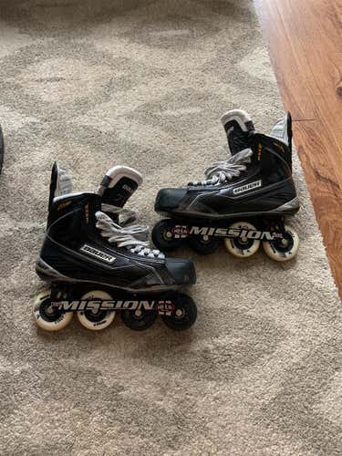 Bauer MX3 Roller Hockey Skates Size 9.5C