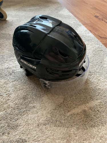 Bauer Re-Akt 95 Helmet Size Medium W/ Visor
