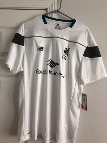 LFC White Men's XL New Balance Shirt