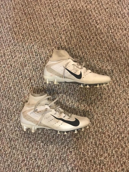 White Men's Nike Vapor Football Cleats