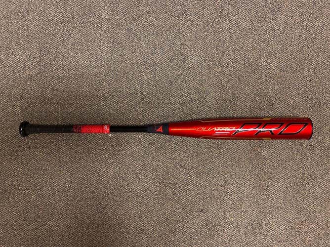 Used BBCOR Rawlings Quatro Pro (-3) 33" Bat
