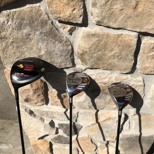 Used Left Handed Burner Driver AND Fairway Woods