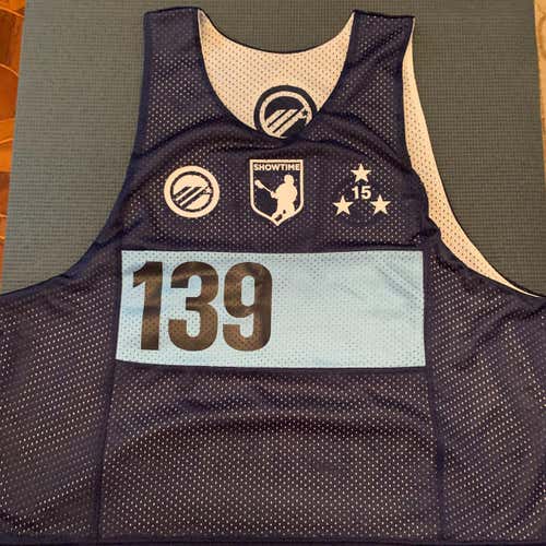 Maverik Showtime Blue/White Reversible Pinnie (#139)