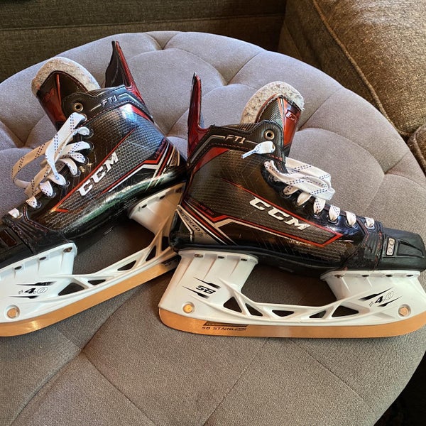 CCM JetSpeed FT1 Size 7.5D Hockey Skates With Extra Blades