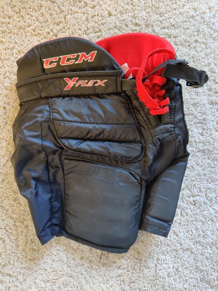 Used CCM YT Flex Youth Hockey Goalie Pants