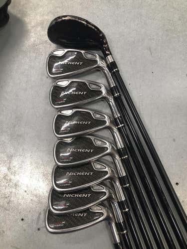 Used Nickent 3dx Hybrid Graphite Regular Golf Iron Or Hybrid Sets