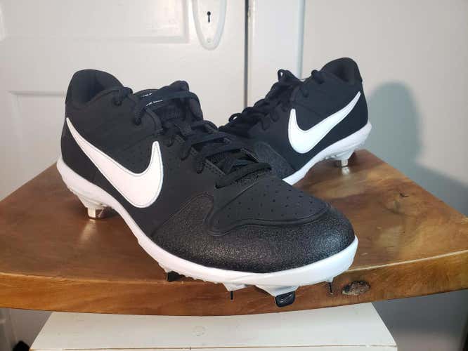 Nike Men’s Alpha Huarache Varsity Low Baseball Cleats Size 10 AO7960-001 NEW