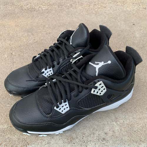 Air Jordan 4 Retro MCS 'Oreo' Cleats sz 9.5