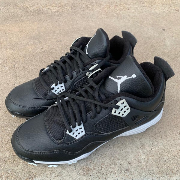 Air Jordan 4 Retro MCS 'Oreo' Cleats sz 9.5