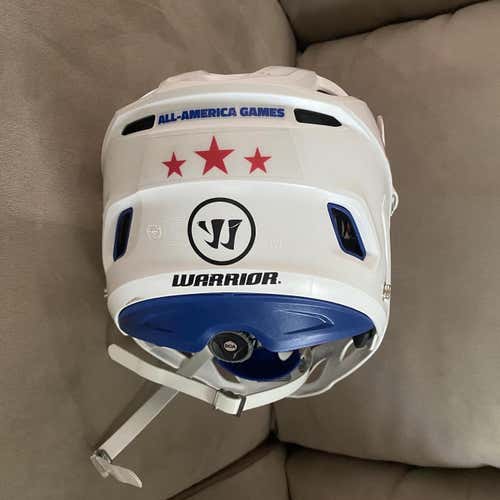 White Used Warrior Burn Helmet