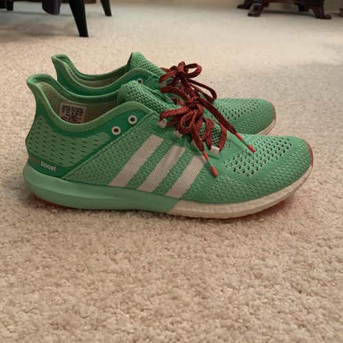 Adidas Cosmic Boost Shoes Green/Pink Men's Size 10 (Women's 11)