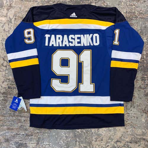 VLADIMIR TARASENKO #91 St. Louis Blues Home Replica Adidas Jersey WITH STANLEY CUP CHAMPIONS PATCH