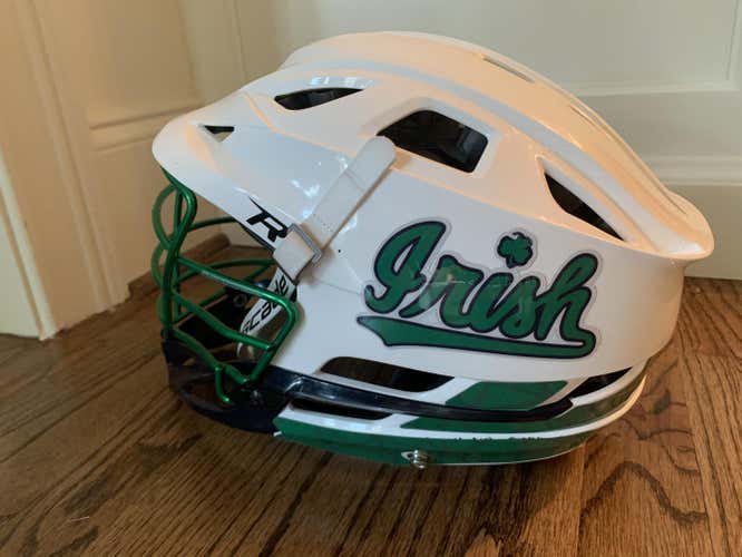 Notre Dame Team Issued White Helmet (R)