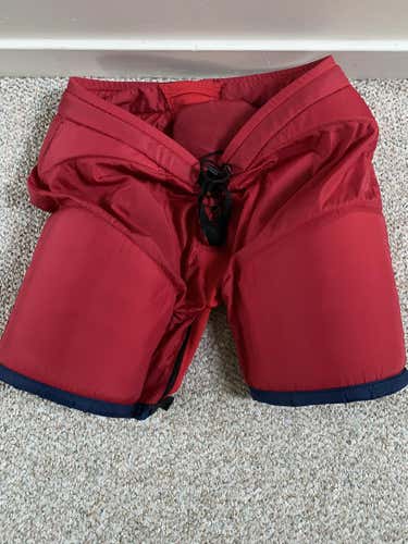 NHL Columbus Blue Jackets Pro Stock Senior XL Hockey Pant Shell Attachment