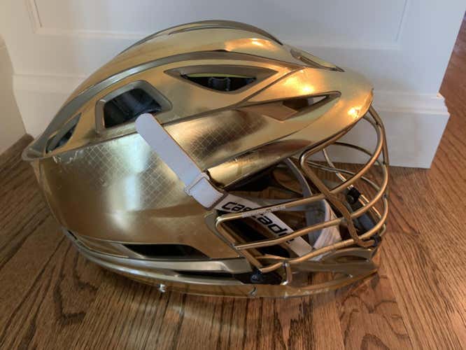 Notre Dame Team Issued Gold R Helmet