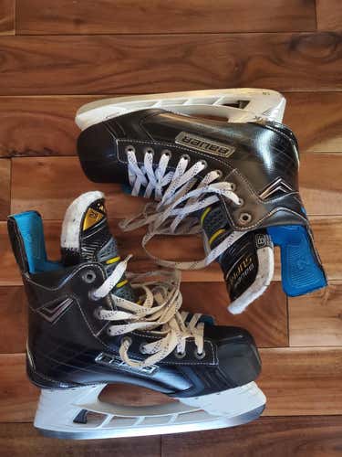 Senior Used Bauer Nexus 8000 Hockey Skates Regular Width Size 8 WITH 2S PRO TONGUES