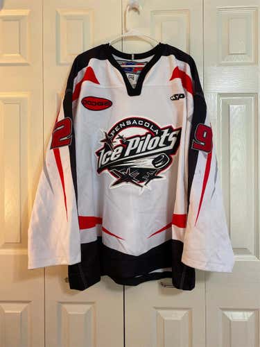 ECHL Pensacola Ice Pilots Game Worn Jersey