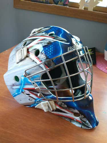 Junior Used Bauer NME 4 Goalie Mask
