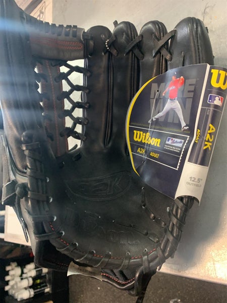 Black New Outfield A2k kp92 12.5" Baseball Glove