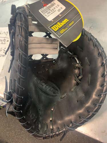 Black New First Base A2000 12" Softball Glove