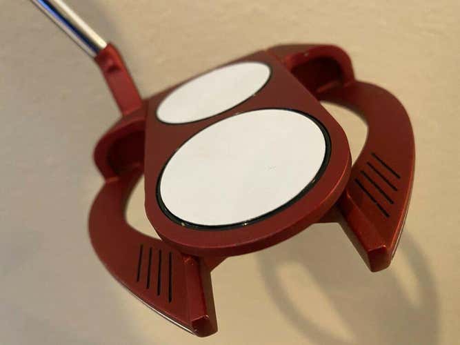 Odyssey O-Works 2-Ball Red 33-inch Mallet Putter with Winn 1701