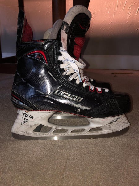 Used Bauer Vapor 1X Regular Width Size 9.5 Hockey Skates